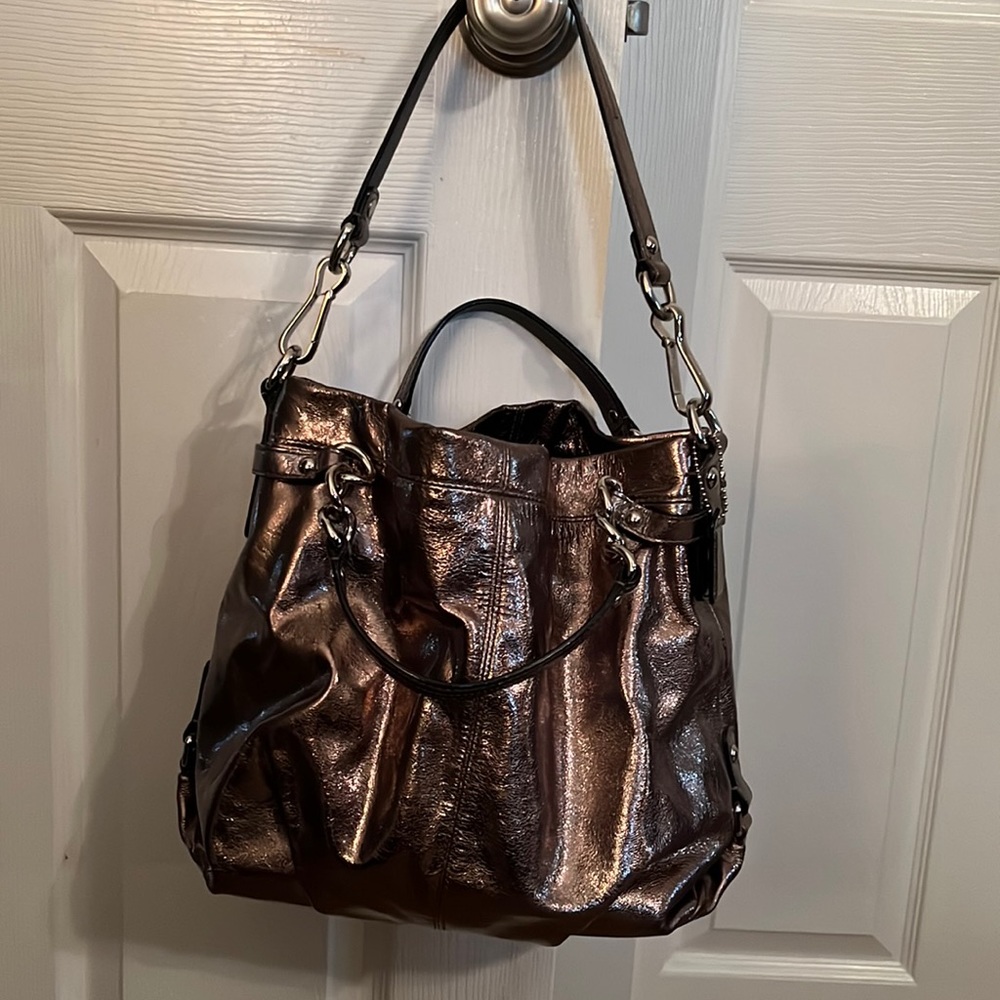 Coach metallic Hobo